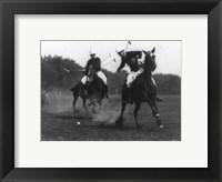 Framed This was the first match of the War Dept. Polo Association Tournament