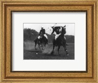 Framed This was the first match of the War Dept. Polo Association Tournament