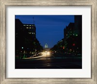 Framed Traffic on a road, Washington, D.C., USA