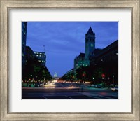 Framed Traffic on a road, Washington, D.C. Photograph