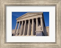 Framed Facade of the U.S. Supreme Court, Washington, D.C., USA Closeup