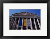 Framed Facade of the U.S. National Archives, Washington, D.C., USA