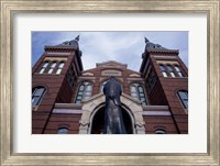 Framed Low angle view of the Arts and Industries Building, Washington, D.C., USA