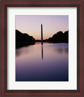 Framed Silhouette of the Washington Monument, Washington, D.C., USA