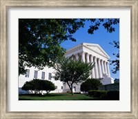 Framed Exterior of the U.S. Supreme Court, Washington, D.C., USA