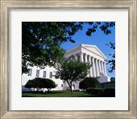 Framed Exterior of the U.S. Supreme Court, Washington, D.C., USA