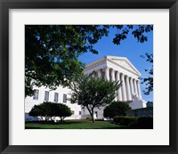 Framed Exterior of the U.S. Supreme Court, Washington, D.C., USA