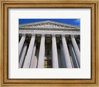 Framed Low angle view of the U.S. Supreme Court, Washington, D.C., USA