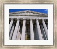 Framed Low angle view of the U.S. Supreme Court, Washington, D.C., USA