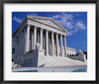 Framed Facade of the U.S. Supreme Court, Washington, D.C., USA