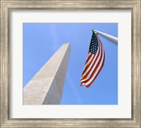 Framed Low angle view of the Washington Monument, Washington, D.C., USA
