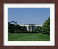 Framed Lawn at the White House, Washington, D.C., USA