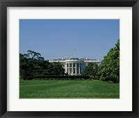 Framed Lawn at the White House, Washington, D.C., USA