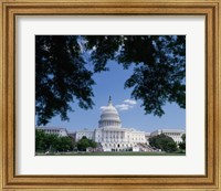 Framed Capitol Building, Washington, D.C. Photo