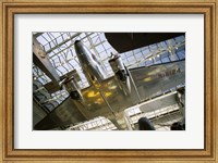 Framed Low angle view of an aircraft displayed in a museum, National Air and Space Museum, Washington DC, USA