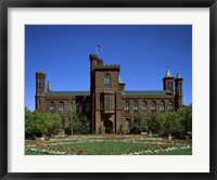 Framed Smithsonian Institution Building, Washington D.C., USA