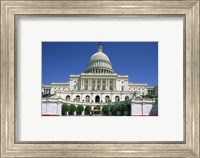 Framed Low angle view of a government building, Capitol Building, Washington DC, USA