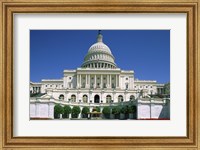 Framed Low angle view of a government building, Capitol Building, Washington DC, USA