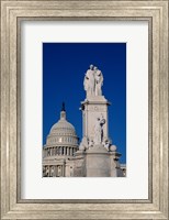 Framed Monument in front of a government building, Peace Monument, State Capitol Building, Washington DC, USA