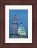 Framed Peace Monument Capitol Building Washington, D.C. USA