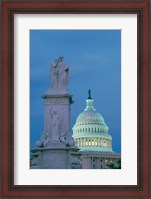 Framed Peace Monument Capitol Building Washington, D.C. USA
