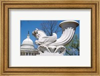 Framed USA, Washington DC, Capitol Building, sculpture