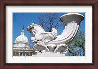 Framed USA, Washington DC, Capitol Building, sculpture