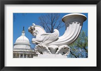 Framed USA, Washington DC, Capitol Building, sculpture