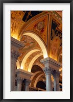 Framed Interiors of a library, Library Of Congress, Washington DC, USA
