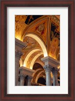 Framed Interiors of a library, Library Of Congress, Washington DC, USA