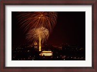 Framed Washington, D.C. USA Fireworks