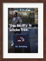 Framed No Smoking - smoke free