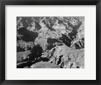 Framed Grand Canyon canyon and ravine