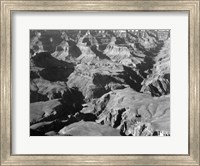 Framed Grand Canyon canyon and ravine