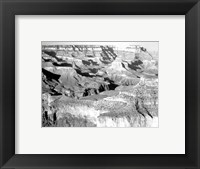 Grand Canyon National Park canyon with ravine winding Framed Print