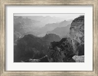 Framed View, looking down, Grand Canyon National Park, Arizona, 1933