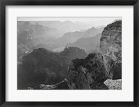 Framed View, looking down, Grand Canyon National Park, Arizona, 1933