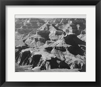 View of rock formations, Grand Canyon National Park,  Arizona, 1933 Framed Print