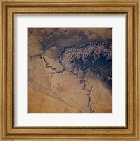 Framed Grand Canyon from space