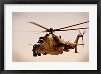 Framed Afghan Air Corps Mi-35 on Kandahar, 2009