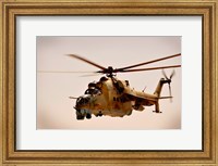 Framed Afghan Air Corps Mi-35 on Kandahar, 2009