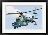 Framed Nigerian Mil Mi-35P