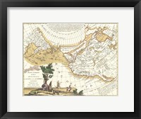 Framed 1776 Zatta Map of California and the Western Parts of North America