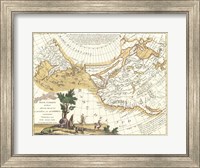 Framed 1776 Zatta Map of California and the Western Parts of North America