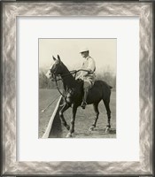 Framed M.J. Waterbury, polo player