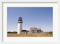 Framed Lighthouse in a field, Cape Cod Lighthouse (Highland), North Truro, Massachusetts, USA