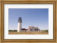 Framed Lighthouse in a field, Cape Cod Lighthouse (Highland), North Truro, Massachusetts, USA