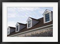 Framed Dormers of a building, Cape Cod, Massachusetts, USA