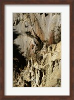 Framed Grand Canyon of the Yellowstone River Yellowstone National Park Wyoming USA