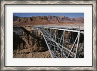 Framed Bridge across a river, Navajo Bridge, Colorado River, Grand Canyon National Park, Arizona, USA